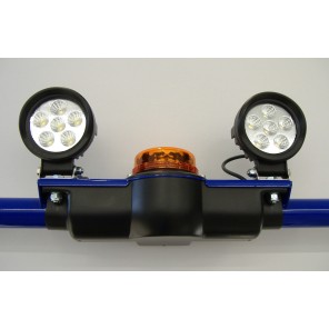 Work-lights kit (2 LED projectors plus 1 orange  LED beacon)