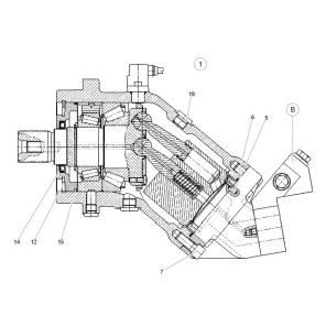 Hydraulikk Motor U/Snowtronic 824/25/826