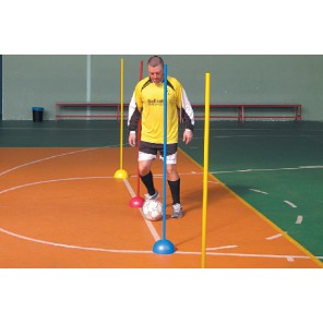 Slalåmport rød, 160 cm / Ø25, m/spiss LI-SO