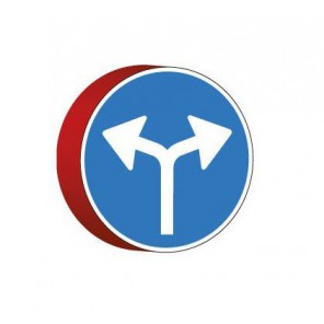 Figur, Pil H+V, Rund Ø50cm X 12cm