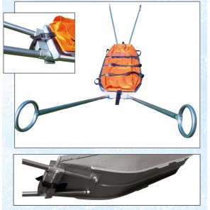 Aluminiumspulk komplett med belter og håndtak