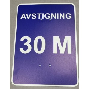 Skilt, rektangulært 