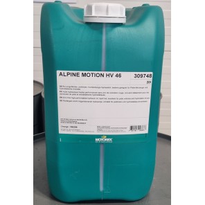 Hydraulikkolje Alpine Motion HV46, (20l) 1L