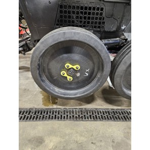 Markeringsbrikke 24mm Fluo Gul (pakke a 25stk)